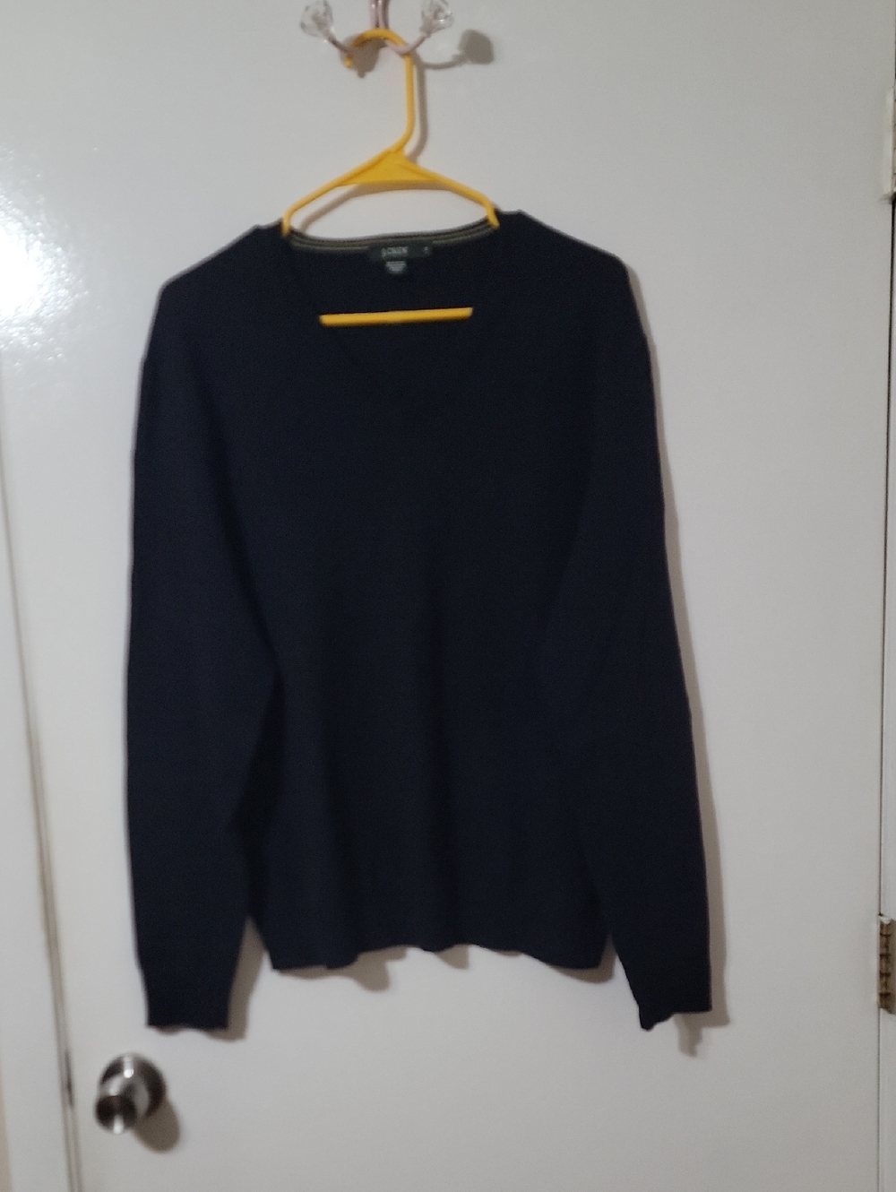 J. Crew Men's Navy Crewneck Sweater